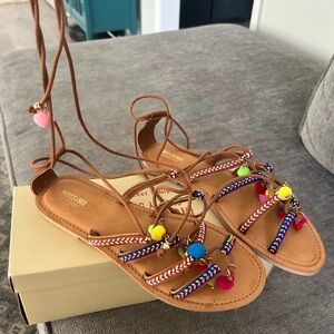 Target Multicolor Strappy Sandals